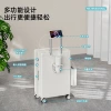 Wholesale of 20-inch carry-on suitcases with high appearance standards for college students, silent swivel wheels and water cup holders, cross-border details Picture